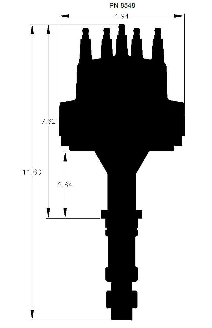 Buick V8 215-350 Pro Billet Distributor - 8548